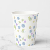 Dainty Daisies Papier-Cups für heiße oder kalte Ge Pappbecher (Rückseite)