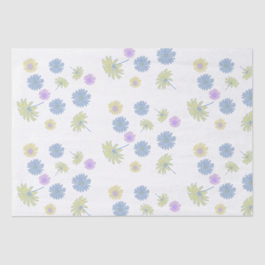 Dainty Daisies Tissue Paper Seidenpapier (Vorderseite)