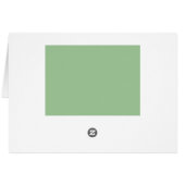 Dainty Daisy Blank Cards (Sage Green & White) (Rückseite Horizontal)