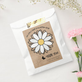 Dainty Daisy Minimalistisch Craft Babydusche Geschenktütchen