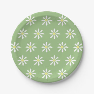 Dainty Daisy Paper Teller (Sage Green & White)