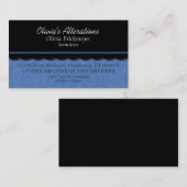 Dainty Diva Business Card, Brilliant Blue Visitenkarte (Vorne/Hinten)