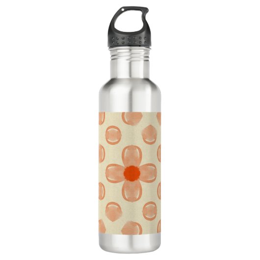 Dainty Dot Florals Edelstahlflasche (Vorderseite)