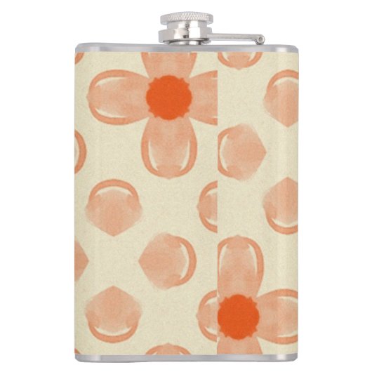 Dainty Dot Florals Flachmann (Rückseite)