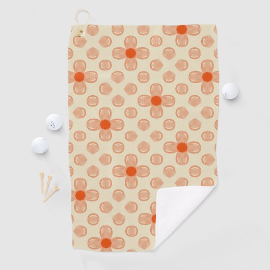 Dainty Dot Florals Golfhandtuch (Insitu)