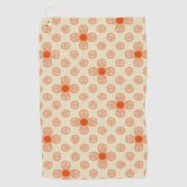 Dainty Dot Florals Golfhandtuch (Vorderseite)