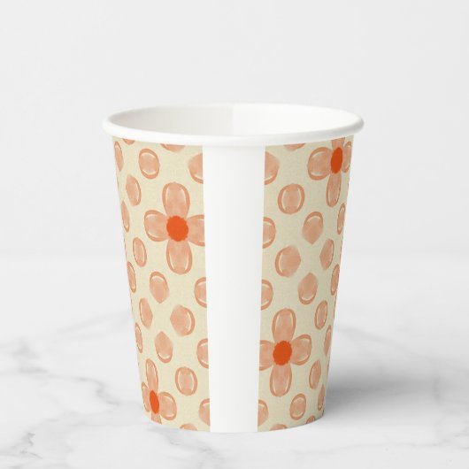 Dainty Dot Florals Pappbecher (Links)