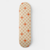 Dainty Dot Florals Skateboard (Vorderseite)