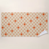 Dainty Dot Florals Strandtuch (Vorderseite)