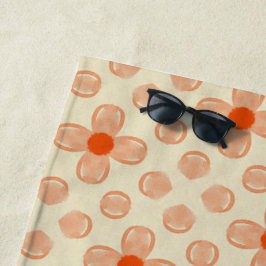 Dainty Dot Florals Strandtuch