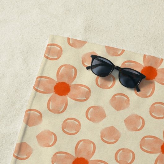 Dainty Dot Florals Strandtuch (Beispiel)