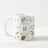 Dainty floral Monogram Kaffeetasse (Links)