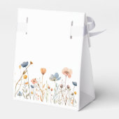 Dainty Floral Wildblume Wedding Geschenkschachtel (Rückseite)