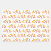 Dainty Florals Elegant Einfaches Chic-Geschenk Geschenkpapier Set (Vorderseite 2)