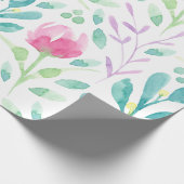 Dainty Florals in Watercolor Geschenkpapier (Ecke)