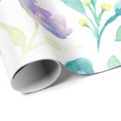 Dainty Florals in Watercolor Geschenkpapier (Rolleneckpunkt)