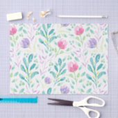 Dainty Florals in Watercolor Seidenpapier (Handwerk)