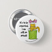 Dainty Garbage Kitty Button (Vorne & Hinten)
