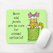 Dainty Garbage Kitty Mousepad (Mit Mouse)