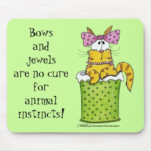 Dainty Garbage Kitty Mousepad (Vorne)