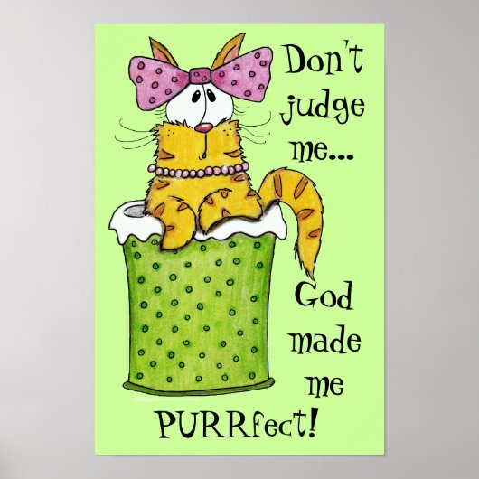 Dainty Garbage Kitty Poster (Vorne)