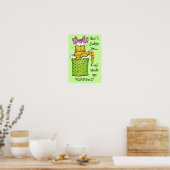 Dainty Garbage Kitty Poster (Küche)