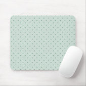 Dainty Green Polka Dots Pattern auf leichtere grün Mousepad (Mit Mouse)