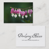 Dainty Hearts Mini Print Visitenkarte (Vorne/Hinten)