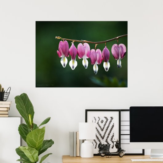 Dainty Hearts Print Poster (Heimbüro)