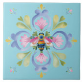 Dainty Honey Bee Unique Accent Fliese (Vorderseite)