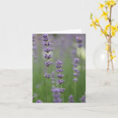 Dainty Lavender Note Card Karte (Gelbe Blume)