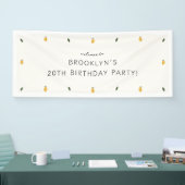 Dainty Lemon Party Banner (Messe)