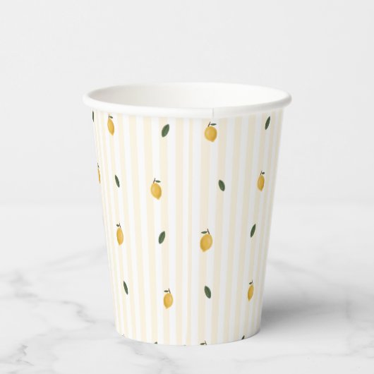 Dainty Lemon Pattern Party Paper Cup Pappbecher (Rechts)