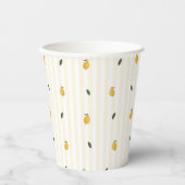 Dainty Lemon Pattern Party Paper Cup Pappbecher (Vorderseite)