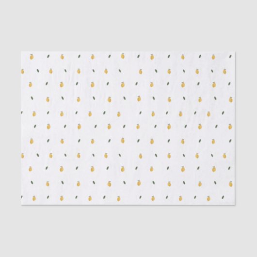 Dainty Lemon Pattern Seidenpapier (Vorderseite)