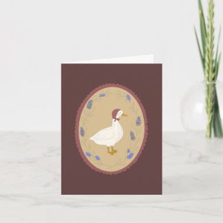 Dainty little goose card karte