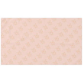 Dainty Peach Floral Tischdecke (Vorderseite (Horizontal))