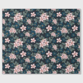 Dainty Pink Blume #3 Wrapping Paper Geschenkpapier (Flach)