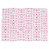 Dainty Pink Motif Große Geschenktüte (Rückseite)