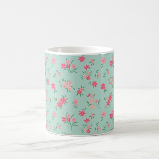 Dainty Pink Tiny Blume Kaffeetasse (Mittel)