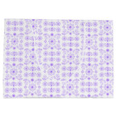 Dainty Purple Pastel Große Geschenktüte (Rückseite)