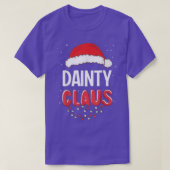 Dainty Santa Claus Weihnachten Matching Costume T-Shirt (Design vorne)