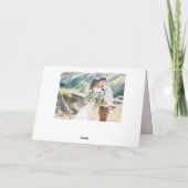 Dainty Schrift Immer Dankbar Hochzeit Danke (Rückseite)