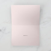 Dainty Schrift Immer Dankbar Hochzeit Danke (Innenseite)