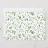 Dainty-Script-Änderung von Plänen Hochzeitspause Ankündigung (Rückseite)