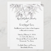 Dainty und Elegante Einladung zur Hochzeit (Vorne/Hinten)