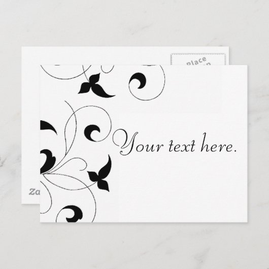 Dainty Vine Postkarte (Vorne/Hinten)