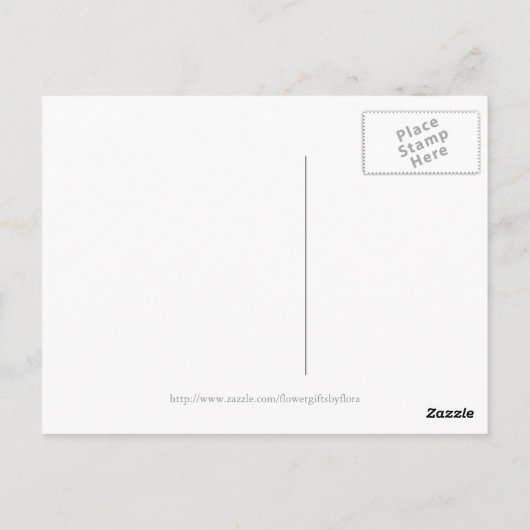 Dainty Violas Postkarte (Rückseite)