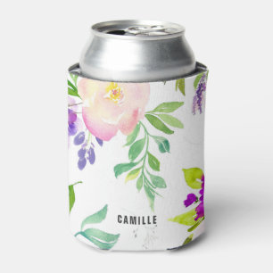 Dainty Watercolor Blume   Peonies und Wisterias Dosenkühler