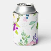 Dainty Watercolor Blume | Peonies und Wisterias Dosenkühler (Kanne Rückseite)